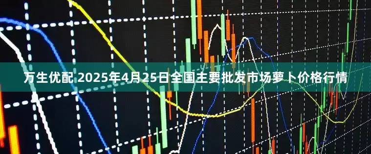 万生优配 2025年4月25日全国主要批发市场萝卜价格行情
